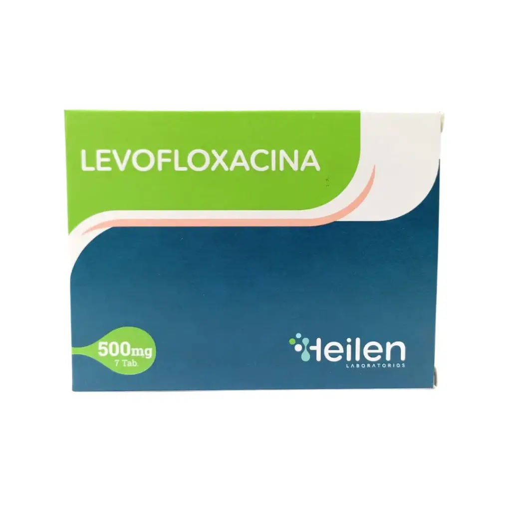 LEVOFLOXACINA, 500 MG, 7, TAB, HEILEN 