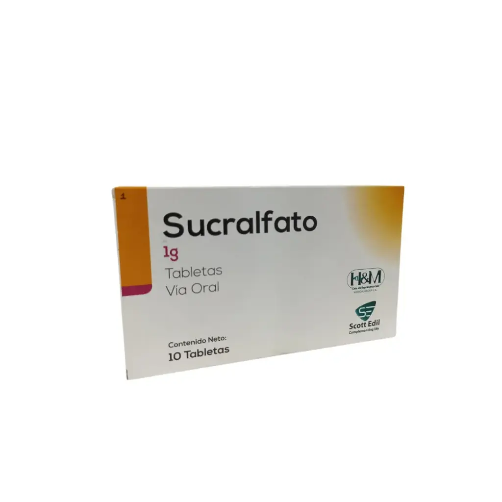 SUCRALFATO, 1 GR, 10, TAB, SCOTT EDIL 