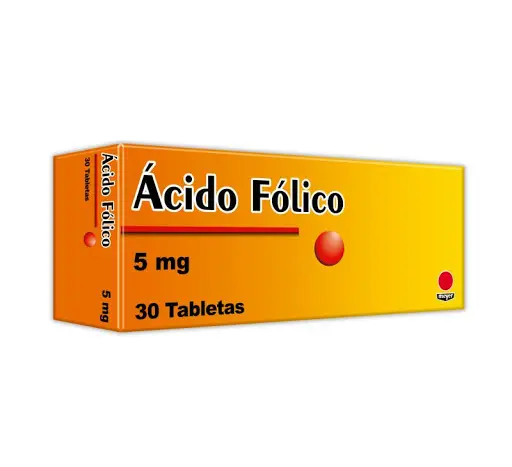 ACIDO FOLICO, 5 MG, 10, TAB, MEYER 