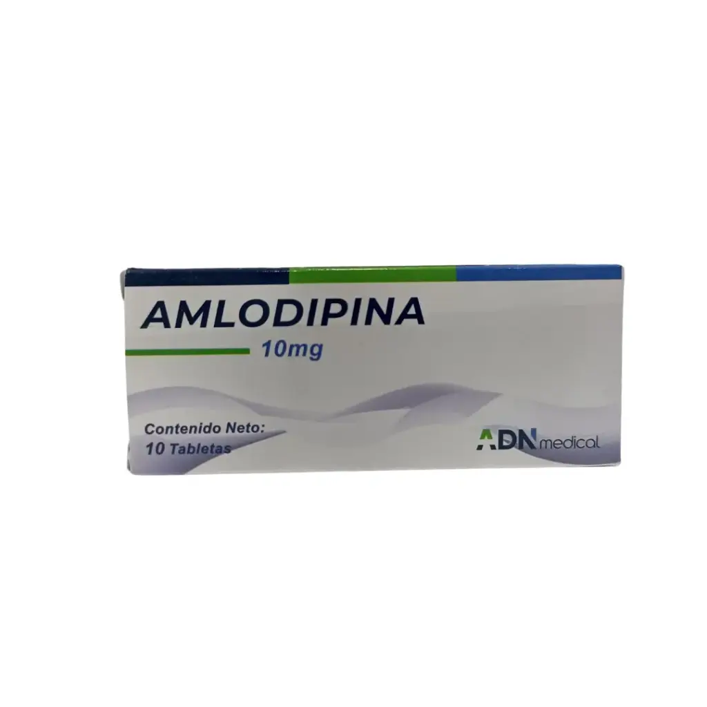 AMLODIPINA, 10 MG, 10, TAB, ADN 