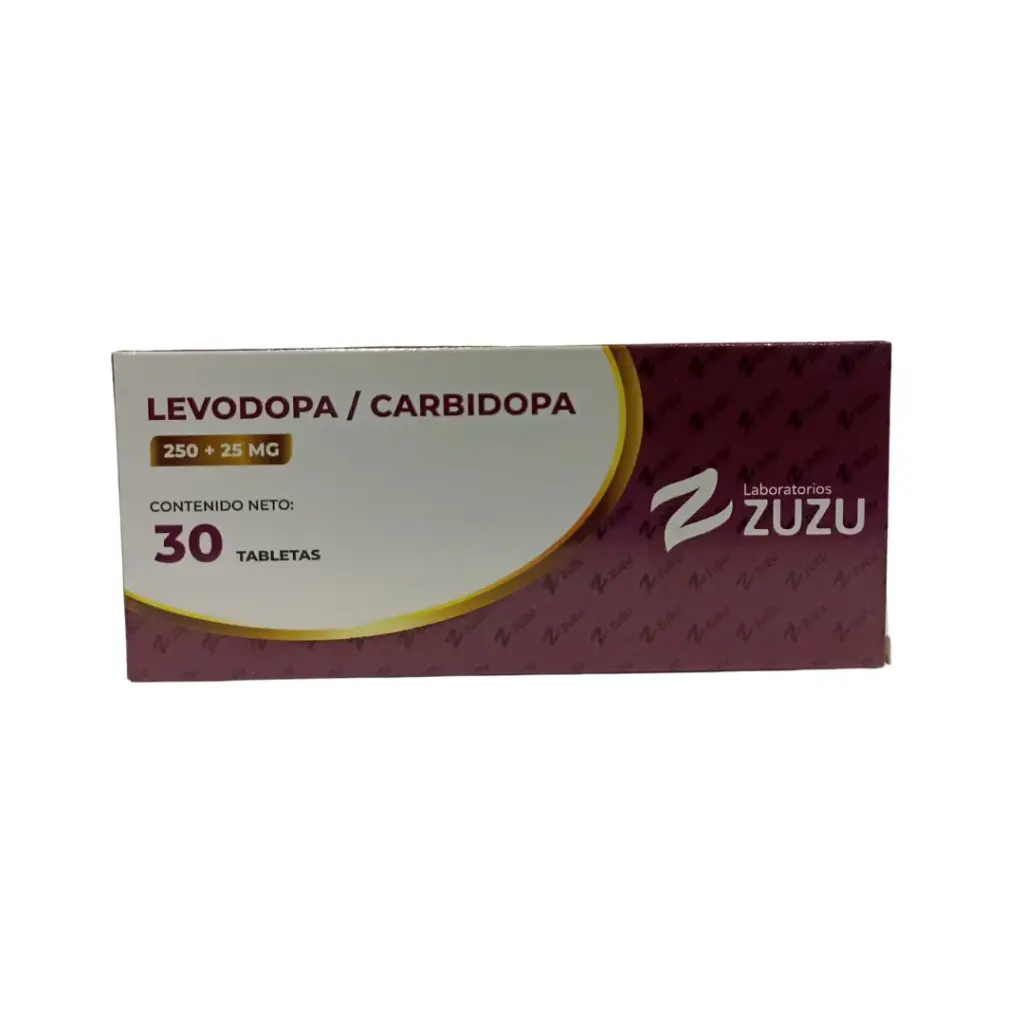 CARBIDOPA / LEVODOPA, 250 MG / 25 MG, 30, TAB, ZUZU 