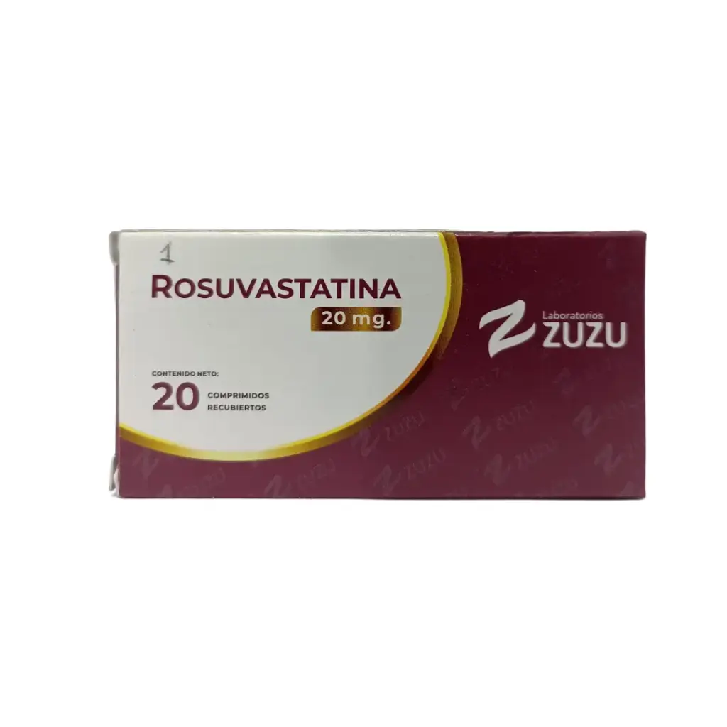 ROSUVASTATINA, 20 MG, 20, TAB, ZUZU 