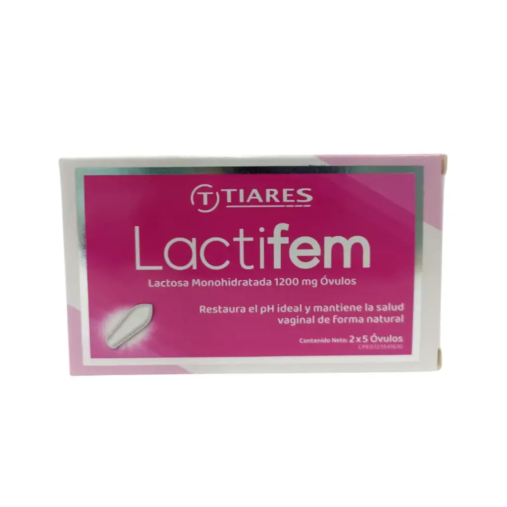 LACTOSA MONOHIDRATADA, 1200 MG, 10, OVULO VAG, LACTIFEM 