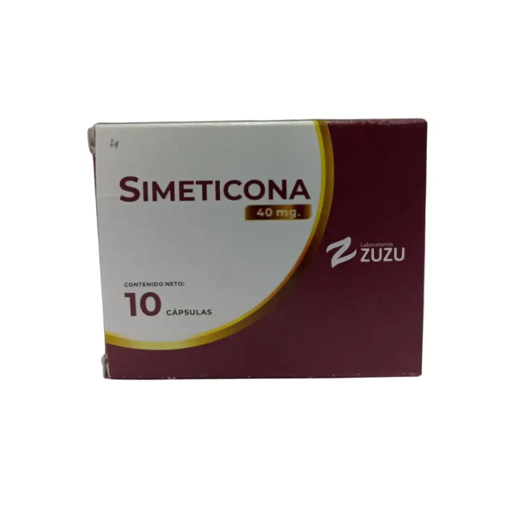 SIMETICONA, 40 MG, 10, CAP, ZUZU 