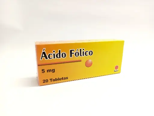 ACIDO FOLICO, 5 MG, 20, TAB, MEYER 