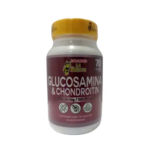 CONDROITINA / GLUCOSAMINA, 249,30 MG / 150,70 MG, 70, CAP, LA ABEJITA 