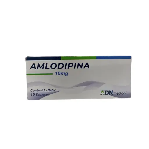AMLODIPINA, 10 MG, 10, TAB, ADN 